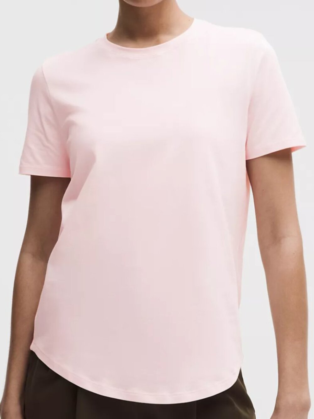 Lululemon Love Crewneck T-Shirt Size 12 Pink Pearl